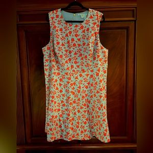 Draper James 20W floral sheath dress
